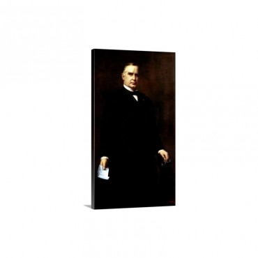Presidential Painting Of President William McKinley Wall Art - Canvas - Gallery Wrap