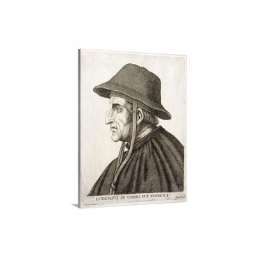 Profile Portrait Of Lorenzo De Credi Wall Art - Canvas - Gallery Wrap