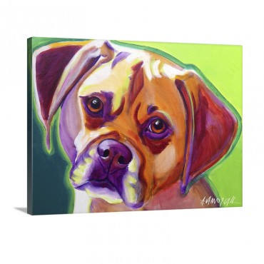 Puggle Cooper Wall Art - Canvas - Gallery Wrap