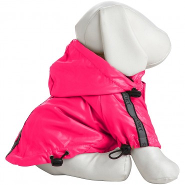Reflecta-Sport Adustable Reflective Weather-Proof Pet Rainbreaker Jacket - Pink
