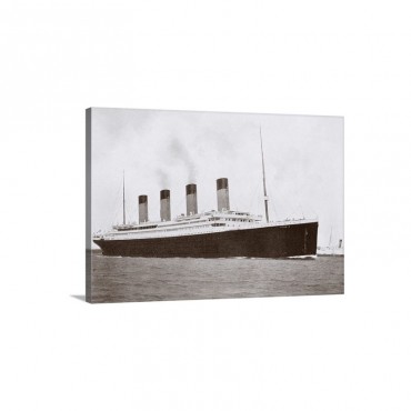 RMS Titanic Of The White Star Line Wall Art - Canvas - Gallery Wrap