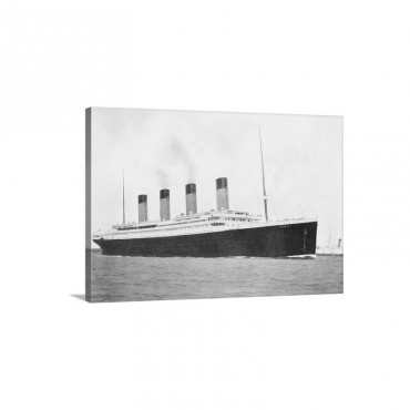 RMS Titanic Of The White Star Line Wall Art - Canvas - Gallery Wrap