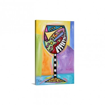Raise Your Spirits Wine Wall Art - Canvas - Gallery Wrap