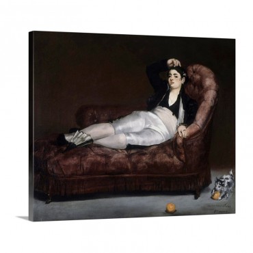 Reclining Young Woman In Spanish Costume By Edouard Manet Wall Art - Canvas - Gallery Wrap