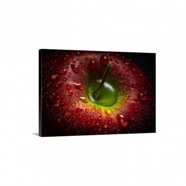 Red Apple Wall Art - Canvas - Gallery Wrap