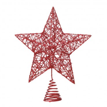Red Star Christmas Tree Topper