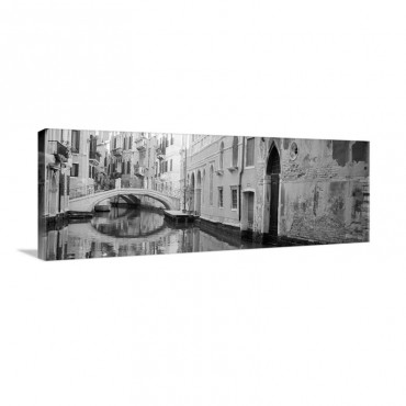 Reflection Of Buildings In Water Venice Italy Wall Art - Canvas - Gallery Wrap