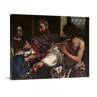 Return Of The Prodigal Son By I l Guercino 1627 1628 Rome Italy Wall Art - Canvas - Gallery Wrap