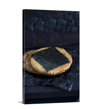 Rice Crackers With Nori And Shochu Wall Art - Canvas - Gallery Wrap