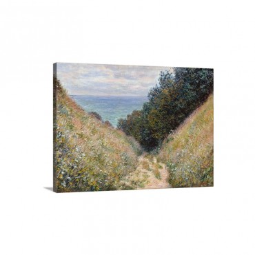 Road At La Cavee Pourville By Claude Monet Wall Art - Canvas - Gallery Wrap