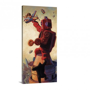 Robo Kong Wall Art - Canvas - Gallery Wrap