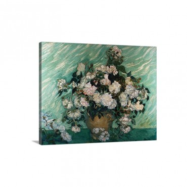 Roses By Vincent Van Gogh Wall Art - Canvas - Gallery Wrap