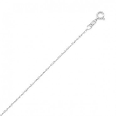 025 Singapore Chain Necklace - 0.6 mm