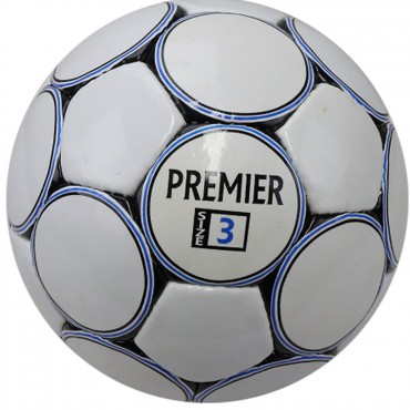 Perrini Premier Indoor Outdoor Sports Blue White Black Soccer Match Ball Size 3
