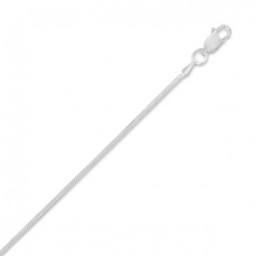 040 Square Snake Chain Necklace - 1.3 mm