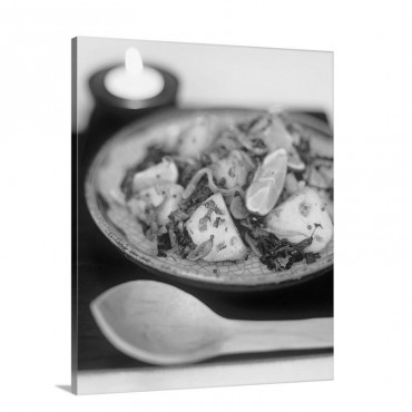 Saag Aloo Indian Potato And Spinach Curry Wall Art - Canvas - Gallery Wrap