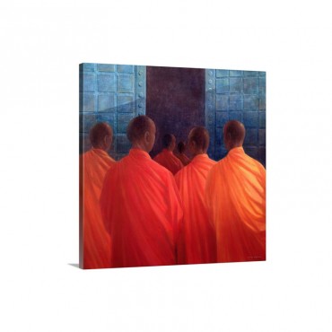 Saffron Monks Wall Art - Canvas - Gallery Wrap