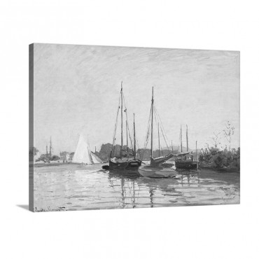Sailing Boats At Argenteuil By Claude Monet 1872 1873 Musee D'Orsay Paris France Wall Art - Canvas - Gallery Wrap