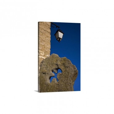 Sculpture In Minerve Languedoc Roussillon France Wall Art - Canvas - Gallery Wrap