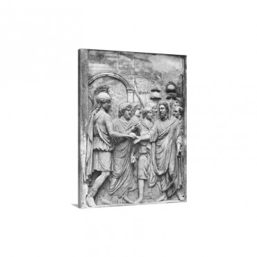 Sculpture Of Claudius And Company Wall Art - Canvas - Gallery Wrap