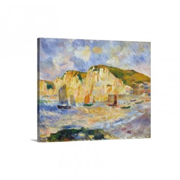 Sea And Cliffs By Pierre-Auguste Renoir Wall Art - Canvas - Gallery Wrap