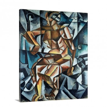 Seated Figure 1914 15 Wall Art - Canvas - Gallery Wrap