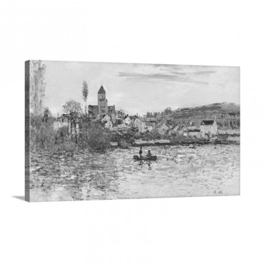 Seine At Vetheuil By Claude Monet 1879 1880 Musee D'Orsay Paris France Wall Art - Canvas - Gallery Wrap