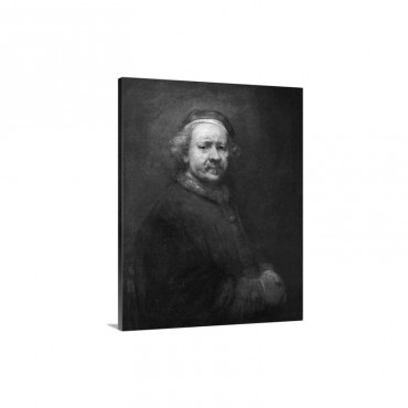 Self Portrait At The Age Of 63 By Rembrandt Van Rijn Wall Art - Canvas - Gallery Wrap