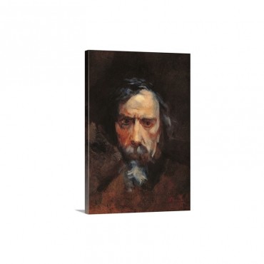 Self Portrait Of The Artist At The End Of His Life By Unknown Artist Wall Art - Canvas - Gallery Wrap