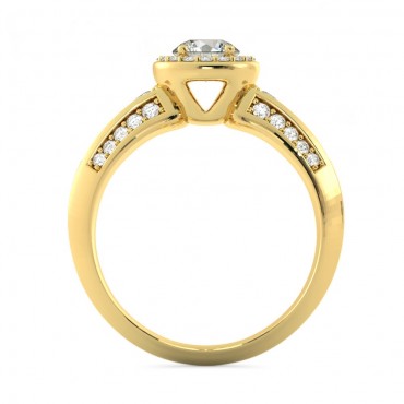 Sharon Diamond Ring - Yellow Gold