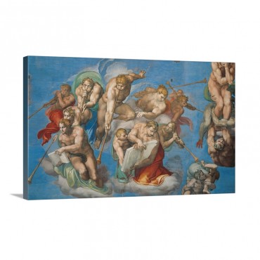 Sistine Chapel Cappella Sistina By Michelangelo Buonarroti 16th Century Wall Art - Canvas - Gallery Wrap