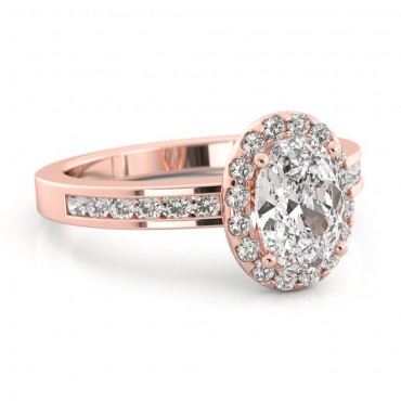 Sky Diamond Ring - Rose Gold