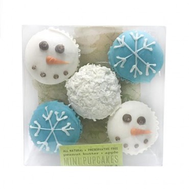 Snowy Mini Cupcake Box - Shelf Stable - 2 Sets
