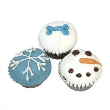 Snowy Mini Cupcakes - Shelf Stable - Case Of 15