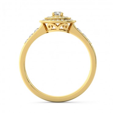 Sofia Diamond Ring - Yellow Gold