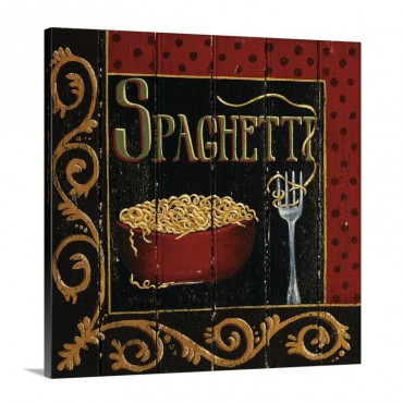 Spaghetti Wall Art - Canvas - Gallery Wrap
