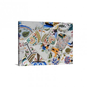 Spanish Mosaic Tiles Wall Art - Canvas - Gallery Wrap