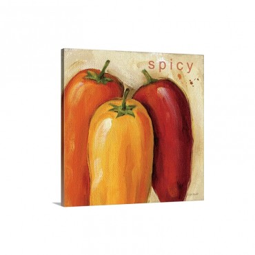 Spicy Wall Art - Canvas - Gallery Wrap