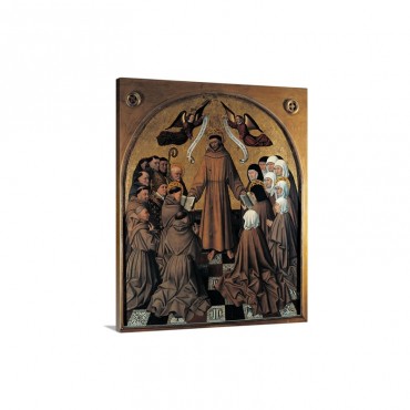 St Francis Giving The Rule To His Disciples Wall Art - Canvas - Gallery Wrap