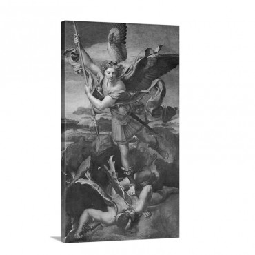 St Michael Overwhelming The Demon 1518 Wall Art - Canvas - Gallery Wrap
