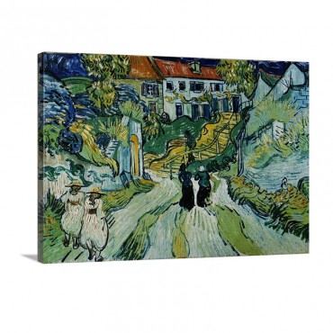 Stairway At Auvers By Vincent Van Gogh Wall Art - Canvas - Gallery Wrap
