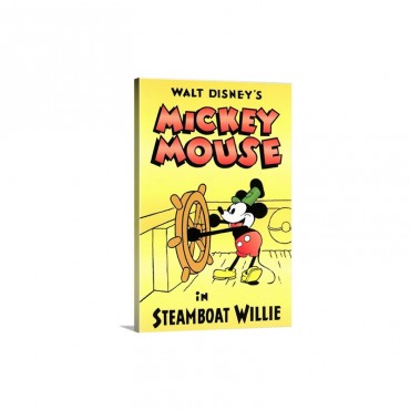 Steamboat Willie 1928 Wall Art - Canvas - Gallery Wrap