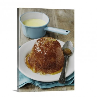 Steamed Ginger Pudding Wall Art - Canvas - Gallery Wrap