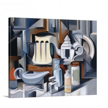 Still Life With Teapots Wall Art - Canvas - Gallery Wrap