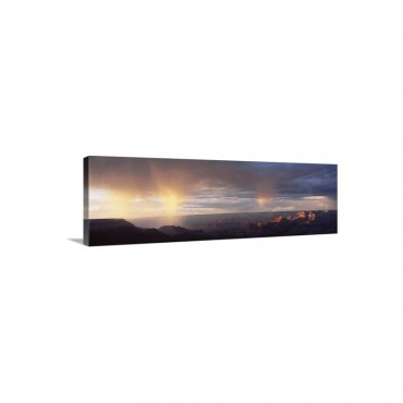 Storm Cloud Over A Landscape Grand Canyon National Park Arizona Wall Art - Canvas - Gallery Wrap