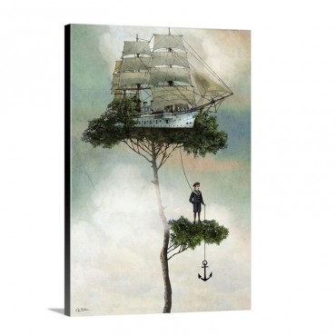 Stranded Wall Art - Canvas - Gallery Wrap