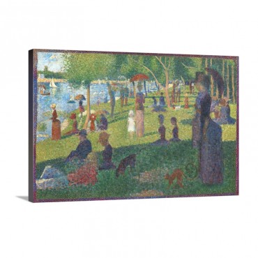 Study For A Sunday On La Grande Jatte Wall Art - Canvas - Gallery Wrap
