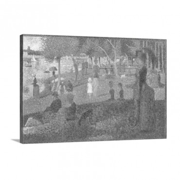 Study For A Sunday On La Grande Jatte Wall Art - Canvas - Gallery Wrap