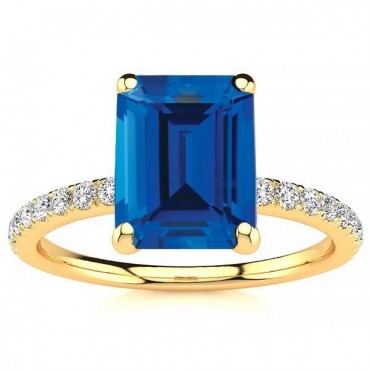 Yana Sapphire Ring - Yellow Gold