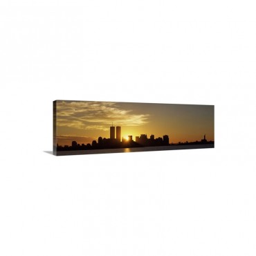 Sunrise Skyline New York City NY USA Wall Art - Canvas - Gallery Wrap